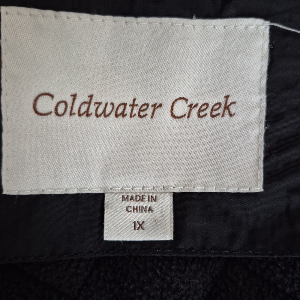 Coldwater Creek Quilted Hooded Coat in Black - Picture 13 of 16